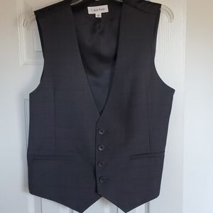 Calvin Klein Suit Vest - Charcoal Grey size Medium